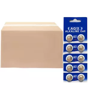 50x 10PK 1.5V Alkaline Batteries Compatible With LR44 CR44 SR44 (500 BATTERIES) - Picture 1 of 1