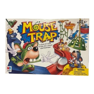 Hasbro Mouse Trap Kids Board Game, Family Games 2-4 Players Complete - Image 1 of 3
