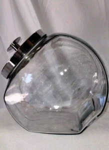 Anchor Hocking 1-Gallon Cookie Jar / Penny Candy Jar & Chrome Lid - Picture 1 of 6