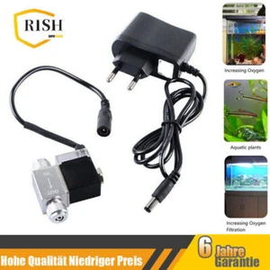 CO2 Anlage Aquarium Automatikschalter Magnetventil DIY DC 12V mit EU-Adapter - Bild 1 von 7