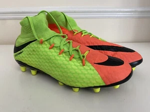 Nike Hypervenom Phatal III DF AG Pro Eléctrico Verde Hiper Naranja Talla UK 7 - Imagen 1 de 9
