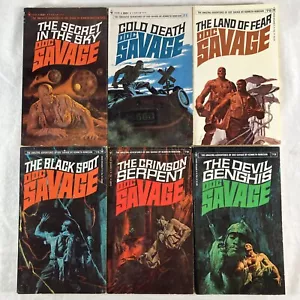 Doc Savage Kenneth Robeson Bantam Books Vintage 1st Edition Lot 20, 21, 75 - 79 - Picture 1 of 21