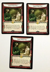 Té de pétalos de jade (3) L5R Leyenda de los Cinco Anillos CCG Camino de la Esperanza POH - Imagen 1 de 1