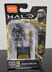 Spartan Noble Six Halo Mega Construx Series 10 Minifigure GFT37 Anniversary - Picture 1 of 11