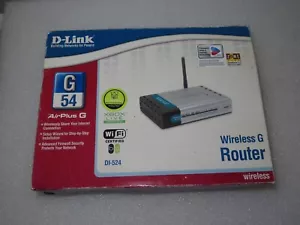 D-Link DI-524 Wireless High Speed Router  54 Mbps 802.11g AirPlus G New Sealed - Picture 1 of 5