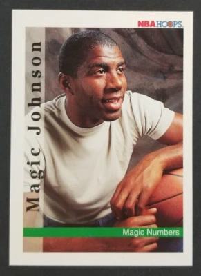 Magic Johnson 1992 NBA Hoops Basketball Card #331 (NM) - Image 1 of 2