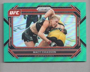 2023 Panini Prizm UFC MMA Prizms Teal #85 Macy Chiasson /49