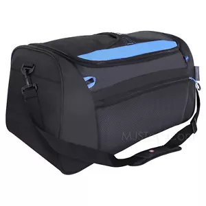 NEW Swiss Gear Genuine Swiss Army Knife Maker Black/Blue 19" Soft Duffle Gym Bag - Bild 1 von 3
