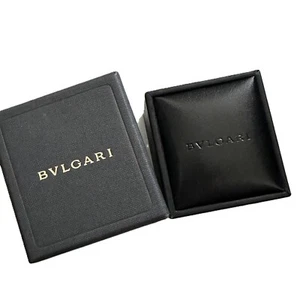 Caja de presentación de anillos de cuero Bulgari en caja de cartón  - Imagen 1 de 6