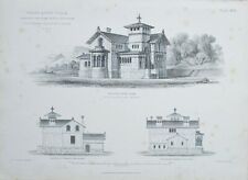 1868 Architectural Imprimé Craig Ailey Villa A Thomson Architects