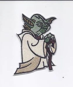 3" Yoda Star Wars Jedi Embroidered Iron On Patch patches - Picture 1 of 3