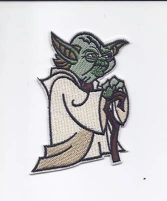 3" Yoda Star Wars Jedi Embroidered Iron On Patch patches  - Image 1 of 3