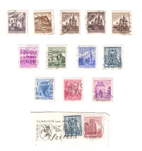 Briefmarken Öterreich1958 Bauwerke. - Bild 1 von 1