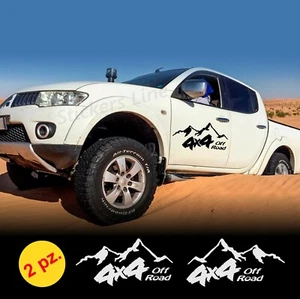 Adesivi fuoristrada Mitsubishi Pajero Outlander L200 HM montagna 4x4 off road - Picture 1 of 1