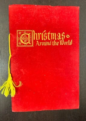 CHRISTMAS AROUND THE WORLD (nd c1950s) -- Felt Chapbook -- Oklahoma City - Image 1 of 4