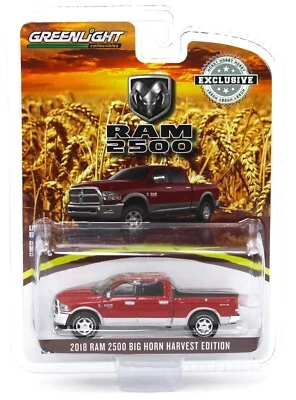 1:64 GreenLight *CASE IH RED HARVEST EDITION* 2018 RAM 2500 Big Horn PICKUP NIP - Image 1 of 2