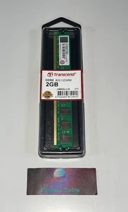 Transcend 240 pin DDR2 U-DIMM Desktop Memory JM800QLU-2G Made in Taiwan! Neuf - Imagen 1 de 4