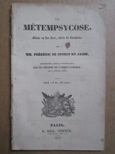 LA METEMPSYCOSE bêtise en Basse-Bretagne, 1832. - Bild 1 von 5