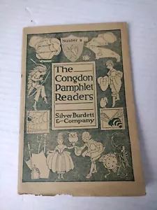 The congdon pamphlet readers Whittington and his cat antique Silver Burdett Co - Foto 1 di 7