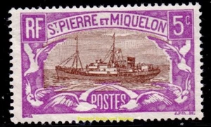 EBS Saint Pierre & Miquelon 1932 - Fishing Trawler - PM 139 - MNg(*) - (KK3 - Picture 1 of 1