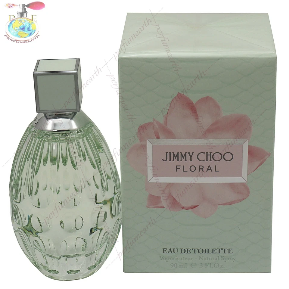 Jimmy Choo 女式花卉 3.0 盎司/90 毫升EDT 喷雾全新带盒 — 第 1/1 张图片