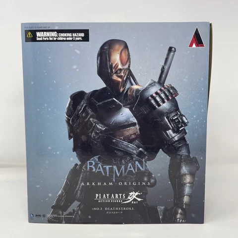 Square Enix Play Arts Kai DEATHSTROKE Batman Arkham Origins 10” Action Figure Cover