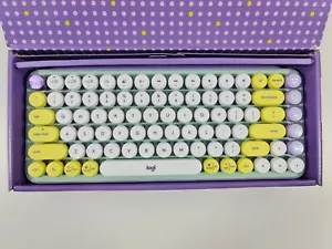 Logitech POP Keys Wireless Mechanical Keyboard With Custom Emoji Keys, Daydream - Picture 1 of 3