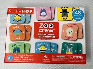Skip Hop Zoo Crew Animal Memory Game Toddler Child (Age 3+, 1-4 players) - Picture 1 of 10