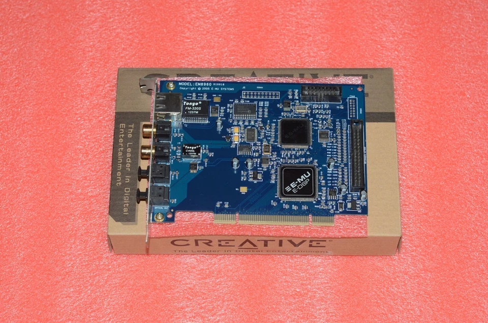 Creative E-MU EMU1616M 8960 DAC digital professional sound card 2.0 monitor HiFi - Image 1 of 4