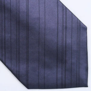 Perry Ellis Portfolio Purple Black Diagnonal Fine Stripes Mens Neck Tie 57x4 Mod - Picture 1 of 7