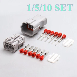 6 Pin/Weg KET Yazaki KFZ Stecker Buchse Wasserdicht Stecker Steckschlüsselsatz - Bild 1 von 4