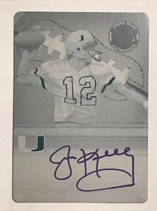 Jim Kelly 2008 Press Pass Legends Bowl Edition Press Plate Autograph 1/1 Bills - Bild 1 von 5