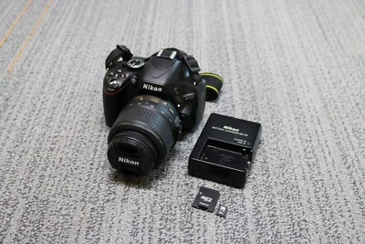 Nikon D5100 DSLR Camera + AF-S DX 18-55mm Lens - Shutter Count - 1911 - Image 1 of 4