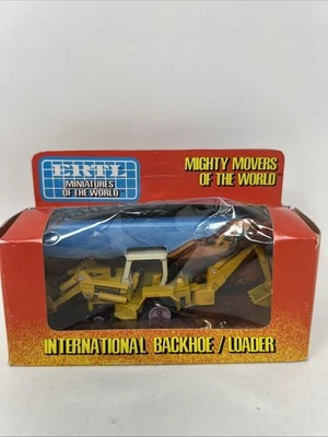 ERTL International Backhoe Loader Mighty Movers Of The World 1/64 scale #1853 - Image 1 of 4