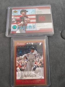 2004 Upper Deck Origins Carlos Beltran # CB 2006 Bowman Gold #147 - Picture 1 of 2