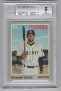 Fernando Tatis Jr. 2019 Topps Heritage #517 Rookie BGS 9 - Picture 1 of 2