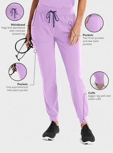 Pantalones Médicos para Mujer Maevn Yoga Cintura Jogger 8520 Tallas XXS a 3XL - Imagen 1 de 44