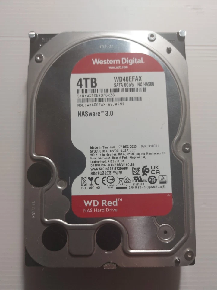 Western Digital Red Plus (5400RPM, 3,5 Zoll, SATA III, 128MB Cache) 4TB Internes - Bild 1 von 1