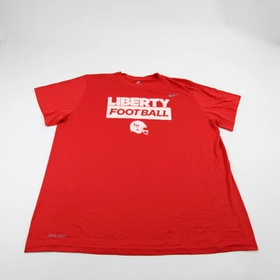 Camisa de manga corta Liberty Flames Nike para hombre roja usada Foto 1 de 4