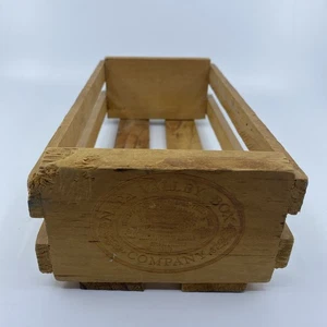 Vintage Fido Brand Napa Valley Box Co. 12 Cassette Tape Storage Holder All Wood - Picture 1 of 6