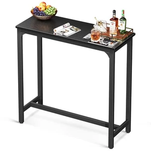 Mesa de bar de 39 pulgadas, mesa de pub de altura de barra, mesa de bar de altura de mostrador, rectángula... - Imagen 1 de 6