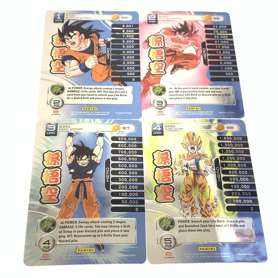 Dragon Ball Z TCG Panini Goku Starter Personality Hi Tech FOIL Card Dbz S8 S7 S6 - Image 1 of 1