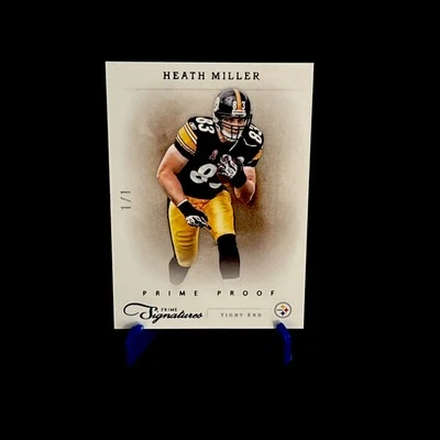 Heath Miller 2011 Panini Prime Signatures #74 /1 - Image 1 of 2