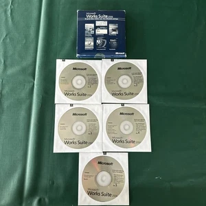 Microsoft Works Suite 2006 Software 5x discs in original box plus product key - Picture 1 of 8