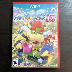Mario Party 10 (Wii U, 2015) Nintendo Disco Limpio CIB Completo - Imagen 1 de 5