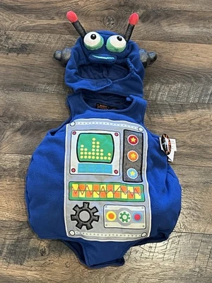 Disfraz de robot infantil Halloween 0-6 meses The Children’s Place nuevo con etiquetas peluche suave Foto 1 de 4