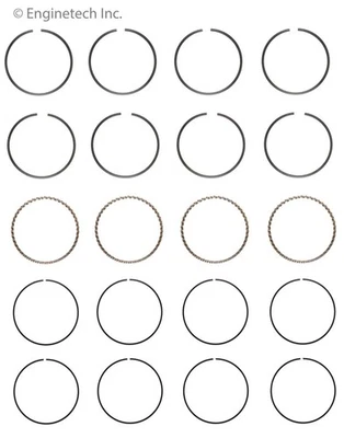 Juego de anillos de pistón para 04-07 Suzuki Aerio S90114-.50 Foto 1 de 4