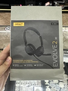 Jabra Evolve 30 2 Headset Brand new USB-A HSC140 - Photo 1/10