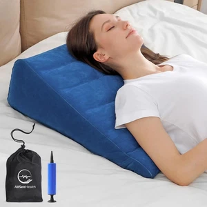 Aufblasbares Keilkissen Tragbar Aufblasbar Keilkissen für Reisen Schnell Neu - Bild 1 von 6