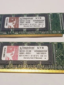 Kingston Value 2GB RAM KVR400AK2/2GR - Imagen 1 de 4